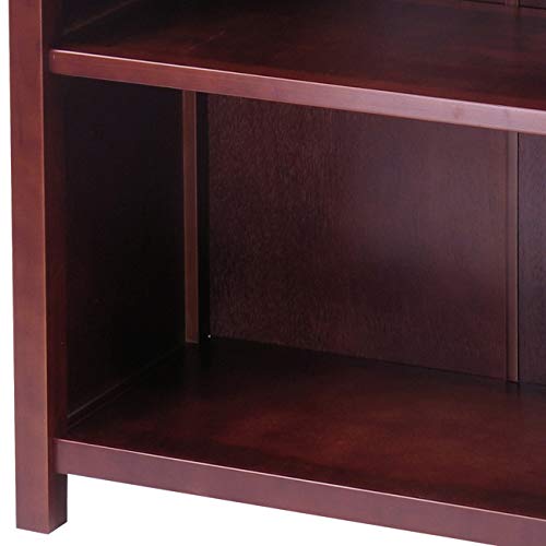 Winsome Verona Storage/Organization, 6 Small, Walnut/Beige #TOP3