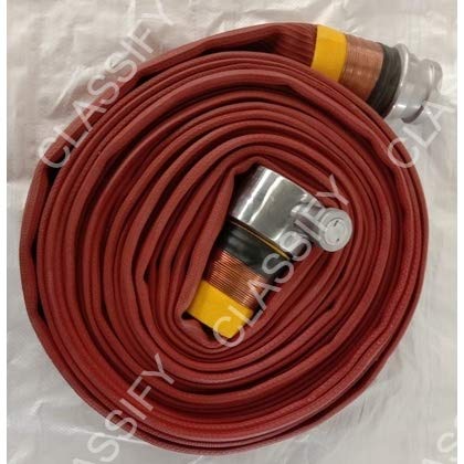 Newage Pyroprotect RRL Fire Hose Type-B 15 Meter with SS Coupling and SS Binding (Brand Newage Pyroprotect)