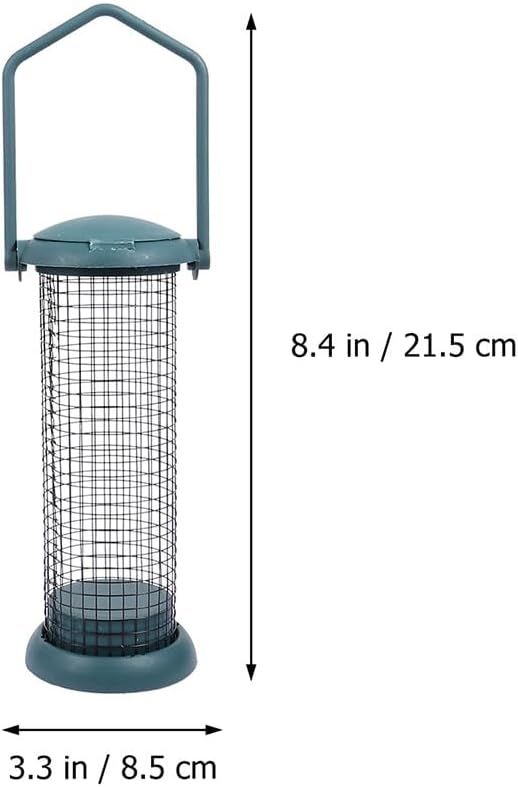 2pcs Outdoor Bird Feeder Grease Container Metal Bird Tube Feeder Metal s Food Container Suet Automatic Pet Resting Tool Hanging Plastic