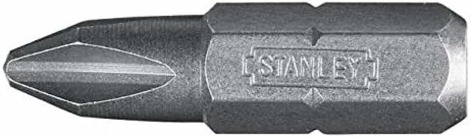 Stanley 0-68-946 PH2 Bits (3 piece), Silver