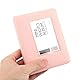 64 Taschen Mini Fotoalbum für Fujifilm 7s/8/25/50s/90 Picture Case Aufbewahrung, 3 Zoll Mini Films Book(Rosa)