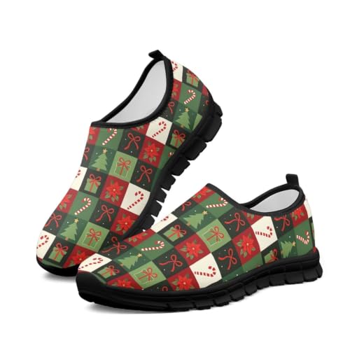 Image of Womens Slip On Walking Shoes Non Slip Loafer Breathable Holiday Travel Shoe Lightweight Casual Low Top Sneakers SizeUS 5.5-11.5