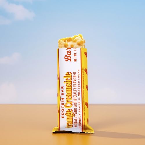 Image of Barebells Orange Creamsicle Protein Bar - 20g Protein - No Added Sugar - 12 x 55g High Protein Snack - Post Workout Snack
