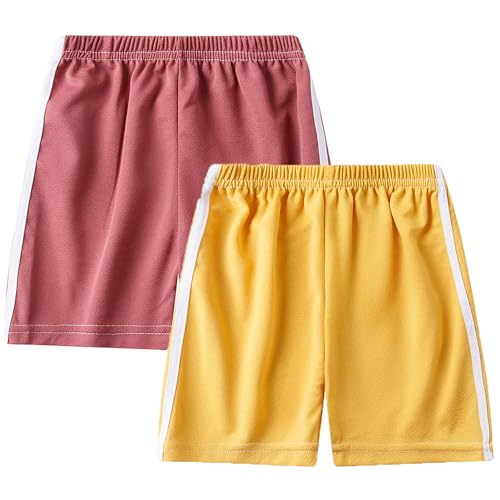 Boys Girls Shorts Summer Jogger Running Kids Solid Short Pants Athletic Sports Thin Casual Shorts 2-8Years