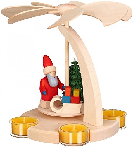 Pyramide de Noël à bougies pour illuminer votre table de réveillon - 2