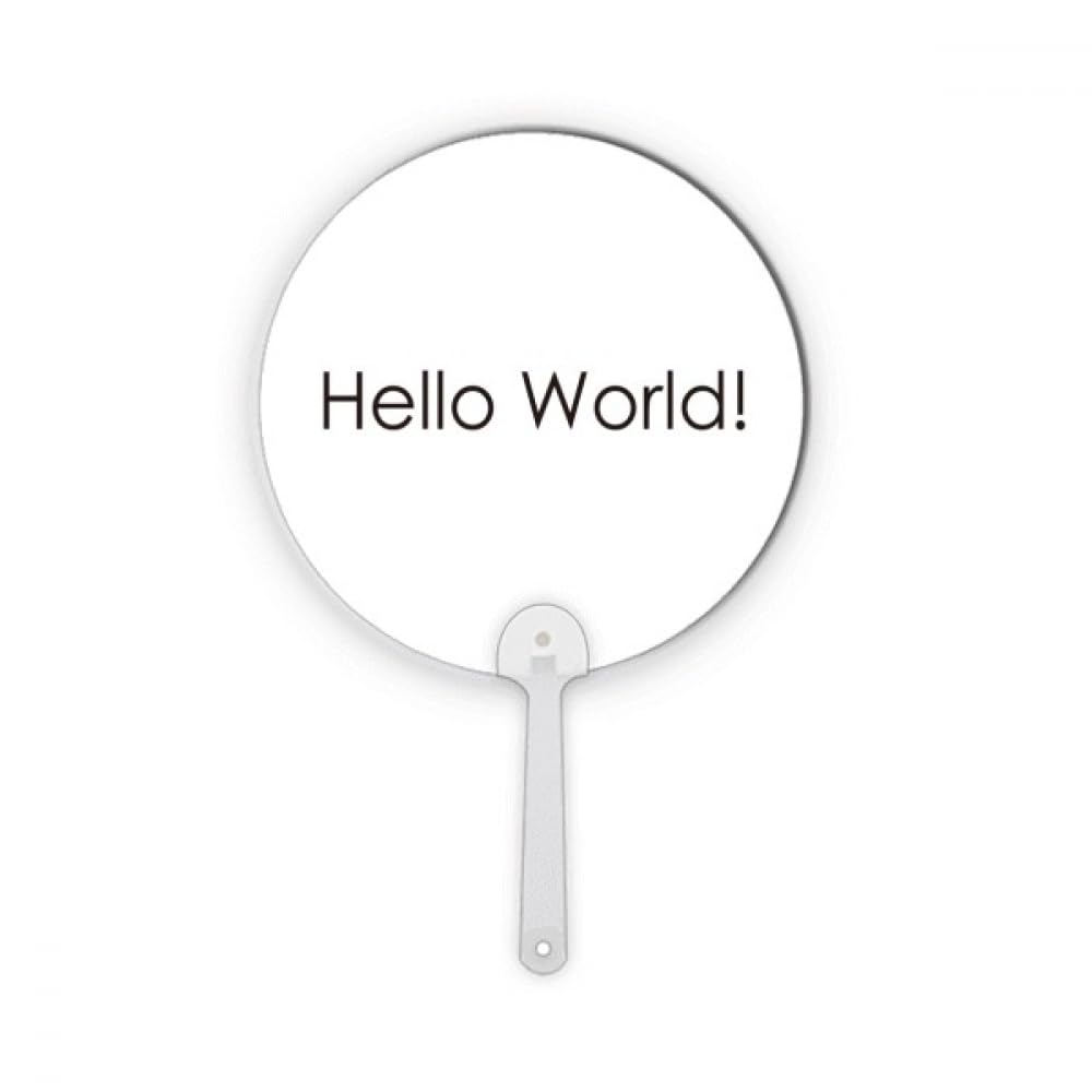 Interface de programmateur Hello World en plastique rond pour ventilateur - Module de contrôle