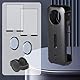 DMNQ Insta360 X3 Zubehör Insta360 X3 Linsenschutz Silikonhülle, Insta 360 Grad X3 Zubehör Insta 360 X3 Lens Guard Linsenschutz und Displayschutz Insta360 One X3 Zubehör für Insta360 One X3 Kamera