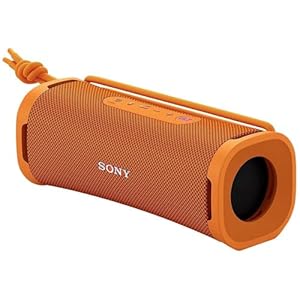 Sony ULT FIELD 1 - Wireless Bluetooth Portable Speaker with ULT POWER SOUND, Ultimate Deep Bass, IP67, Waterproof, Dustproof, Shockproof, 12hr Battery, Clear Call Quality, Outdoor, Travel - Orange