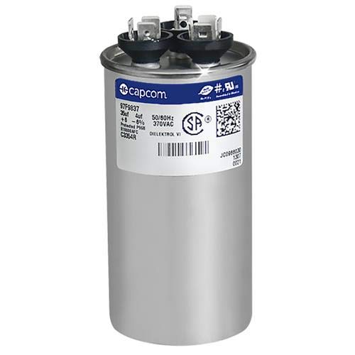 Z97F9837-35 + 4 Uf Mfd 370 Volt Vac - Ge Round Dual Run Capacitor Upgrade #TOP2