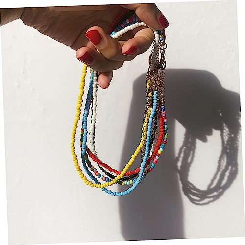 Collier de perles de graines boho HHRLCH pour éviter les bijoux lourds - 4