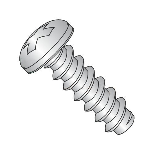 #8 x 7/8" Type B Self-Tapping Screws/Phillips/Pan Head / 18-8 Stainless Steel (Carton: 4,000 pcs)