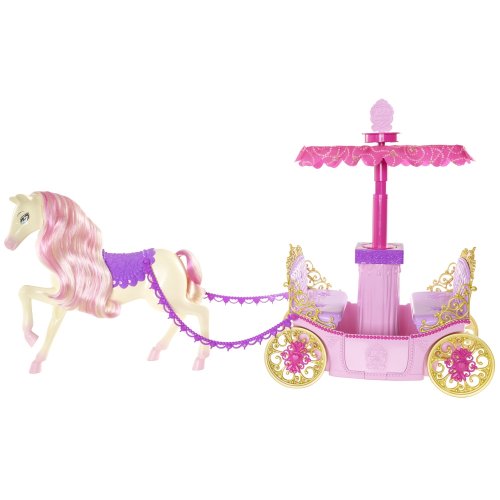 Barbie Princess Charm School Horse and Carriage