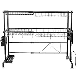 CUTULAMO Escurridor de Platos, Soporte Antideslizante para Utensilios para Platos, Tazones para Encimera de Cocina