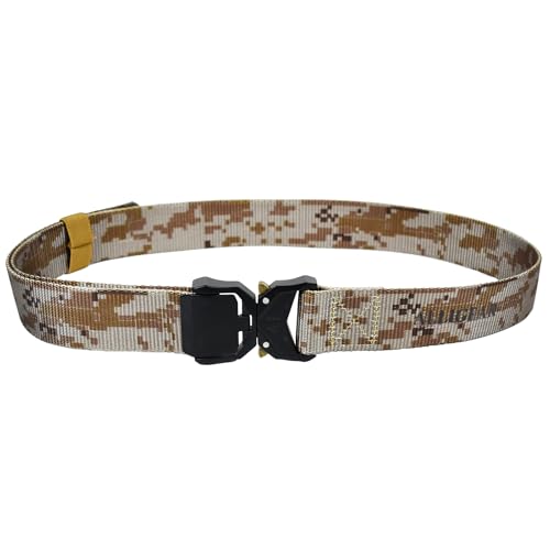 Men's Working Belt, Nylon Belt with Quick-release Buckle, 1.32" Camouflage Belt3