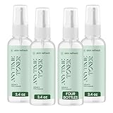 Good Salt Living Skin Refresh Anytime Skin Toner for All Skin Types, Made in The USA, 3.4 Ounce Bottle, 4-Pack