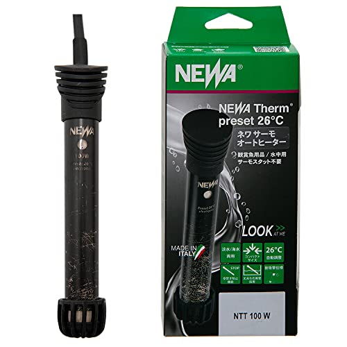NEWA サーモオートヒーター 100W 26℃固定 〜60cm水槽以下用 通電確認機能付き