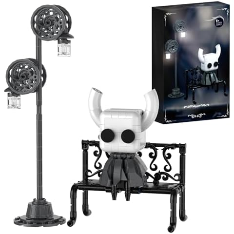 DRZYJ Knight Building Block Set, Hollow Popular Game Knight Action Figure Building Toy, Lighting Collectible Decoration Character Compatible, Gift for Game Fans Boys and Girls(329 Pieces) Cover