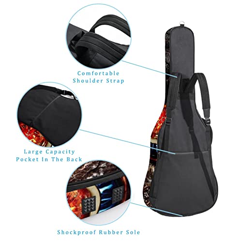 Hondank Housse de protection en éponge épaisse imperméable pour guitare acoustique électrique basse classique… - Les Beatles, Paul McCartney, John Lennon, RIngo Starr, George Harrison Hondank Housse de protection en éponge épaisse imperméable pour guitare acoustique électrique basse classique… – Image 4