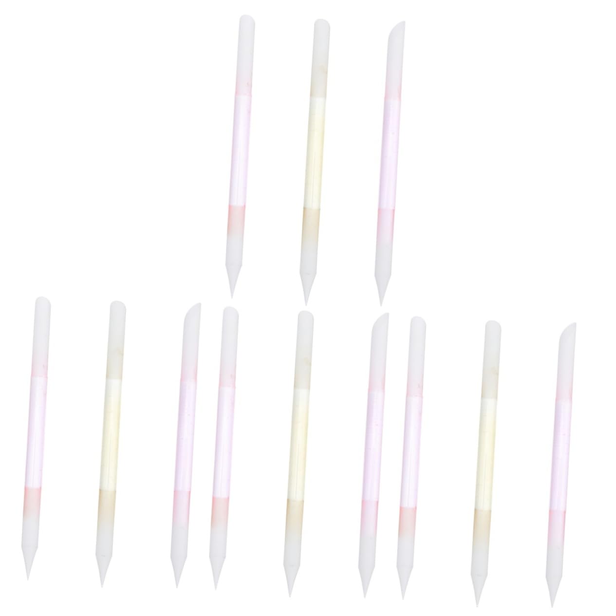 Beavorty 12piezas Uñas De Herramientas De Pulido Para Manicura Diseño Simple y Portátil Para Cuidado De Uñas Aleatorios