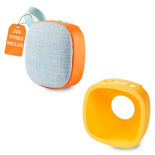 Maiasaura - Boite à Histoires et Musique pour Enfants de 0 à 8 Ans avec Coque de Protection - 200 Titres Inclus 10 Heures d'Ecoute - Compatible avec vos Contenus MP3 - Comptines Berceuses et Histoires