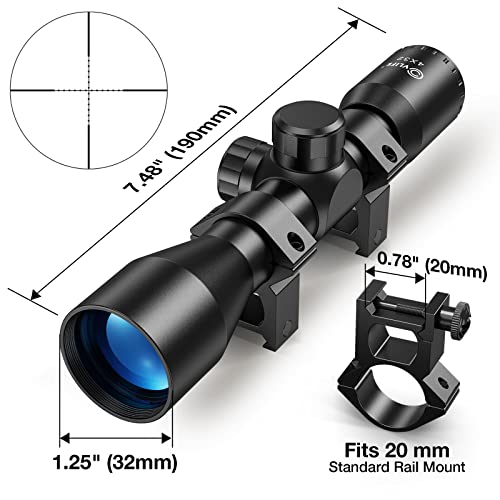 CVLIFE 4x32 Compact Rifle Scope