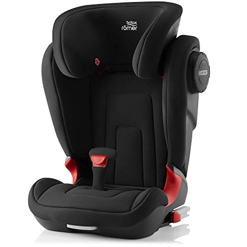 BRITAX RÖMER Kindersitz 15-36 kg Isofix KIDFIX 2 S mit zusätzlichem Seitenaufprallschutz für Kinder  Gruppe 2/3  3,5 bis 12 Jahre Cosmos Black