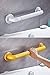 YGCBL Safety Handrail,Handrail Wall Mount Support Rail Bathtubs and Showers Elderly Anti-Slip Balance Handle Auxiliary Tools，Suitable for Stairwells, Corridors, Bathrooms, Hotels, Etc.,Yellow,78Cm