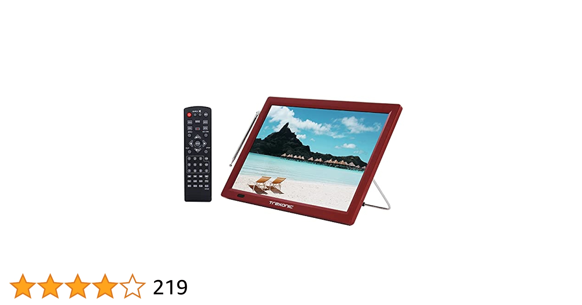 Amazon | Trexonic ポータブル充電式 14インチ LED テレビ HDMI