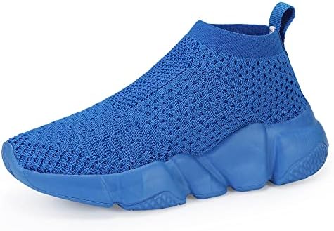 CHUI Boys Girls Breathable Sneakers Mesh Lightweight Easy Walk Casual Slip-On Athletic Running Walking Shoes