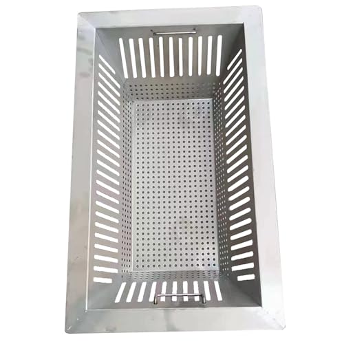 GOCHUSX Drain Cover Sewer Grate, Clogging Drainpipe Network, Sinking Rainwater Outlet Trash Catcher for Garden, Lawns, Landscaping Patio Sidewalks, Easy Clean(Silver-2pcs)