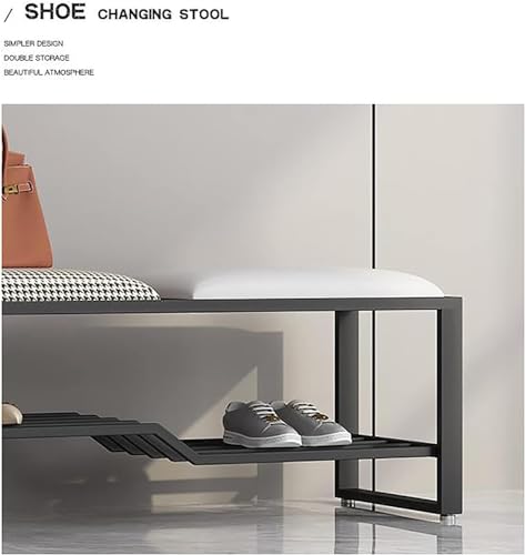 Banc de rangement à chaussures avec siège intégré pour optimiser l'espace - 7