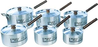 16cm 18cm 20cm 22cm 24cm 26cm Saucepan Wooden Handle Stir Large Pan Casserole Stock Pot Cooking Pasta Rice Soup Pot Cookware 6 Pot Set