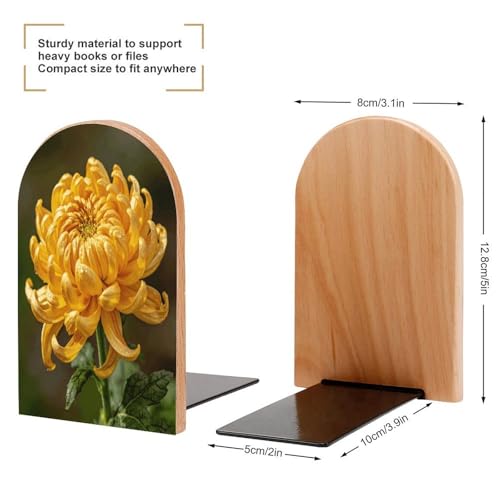 Sujetalibros de crisantemo dorado ideal como regalo para lectores 3