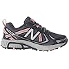 New Balance Women's 410 V5 Trail Running Shoe, Thunder/Gunmetal/Fiji, 9 M US