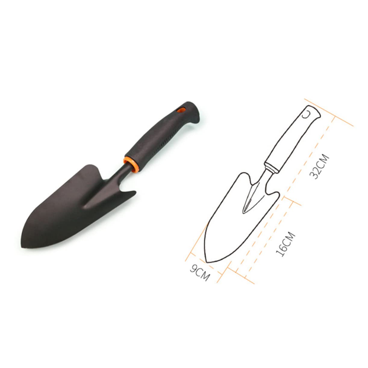 POPETPOP 3 Pz vanga da giardino power giardinaggio trabattelli plasil outdoor piante scavino phyto rastrello pala da mini vanga paletta pale per scavare pala da giardino vanga pala