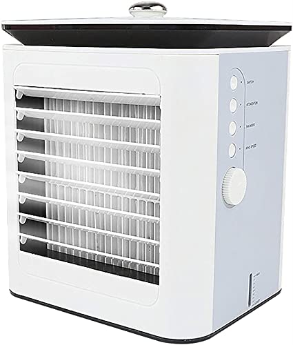 Climatiseur de table mini portable RJJ à 3 vitesses avec éclairage LED - 2