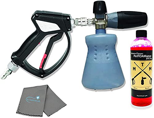 MTM Hydro Magnum 28 Foam Cannon Kit with SGS28 Spray Gun and PF22.2 Foam Cannon Bundle Includes MTM Soap and Cloth