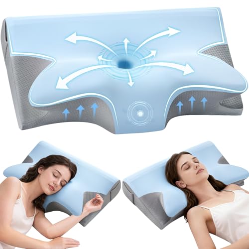 ComRola Ergonomic Cervical Neck Pillow for Neck Pain Relief