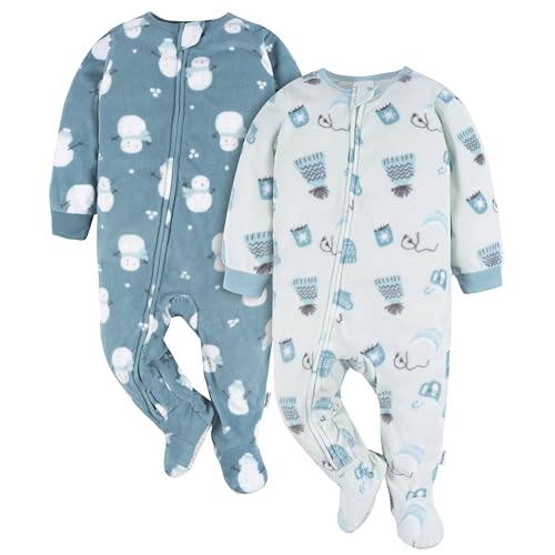 Image of Gerber Baby Boys’ 2-Pack Sleep ‘N Play Pajamas