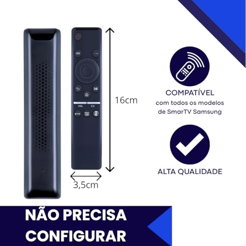 Controle Remoto Compatível com Smart TV Samsung