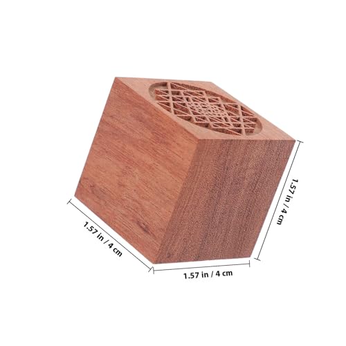 Difusor aromático eléctrico de madera en forma de cubo miniatura 2