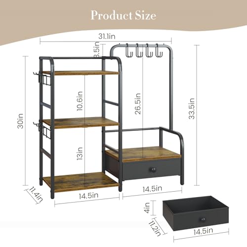 3-Tier Purse Organizer with Bottom Drawer - image 4