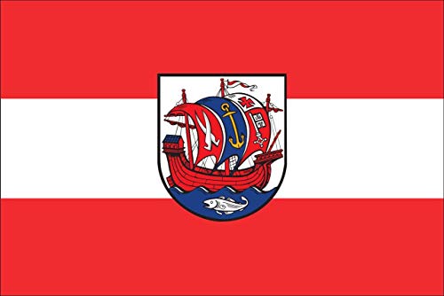 Preisvergleich Produktbild flaggenmeer® Flagge Bremerhaven 160 g / m² ca. 200 x 335 cm
