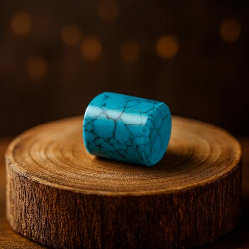 Image of Genuine Turquoise Tumble Stone 20-50gms Healing Crystals for Energy Balance and Spiritual Harmony Authentic Gemstone for Meditation and Reiki