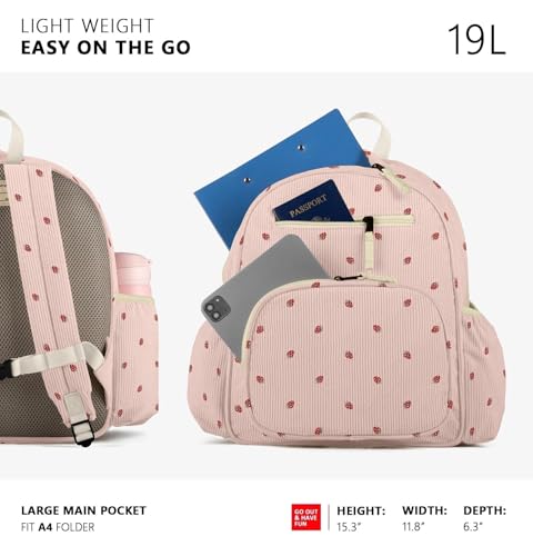 Image of atgark Corduroy Toddler Backpack for Girls Boys: Preschool Kindergarten Backpack - Cute Kids Backpacks for Girls Boys