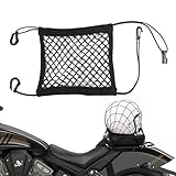 Red de Equipaje Elástica para Moto, 1 Piezas Red de Casco para Moto, Red para Casco con Ganchos, Accesorios para Moto Malla para Equipaje de Bicicleta para Asegurar el Equipaje del Casco