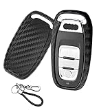 Señal fuerte: nuestra funda para llave de coche para Audi puede proteger 360 grados la llave del coche, mientras que no influye en la señal del control remoto con diseño sin blindaje