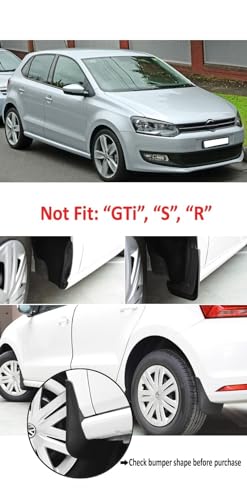Bavettes auto VW Polo Mk5 accessoires extérieurs garde-boue 2010-2014