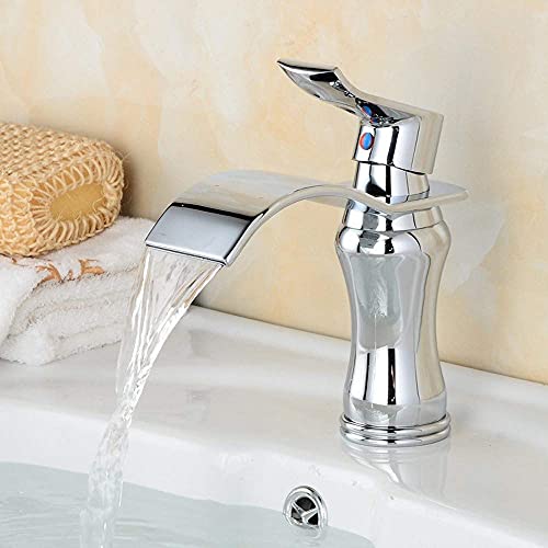 Mitigeur d'évier cascade haut pour vasque à poser de salle de bain