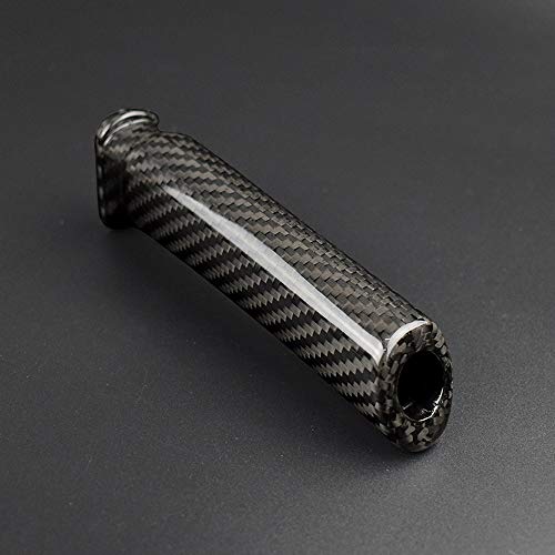 image for AIRSPEED Carbon Fiber Car Handbrake Cover Replace Grip Handle Lever fo